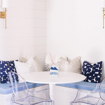 Air blue breakfast nook cushions