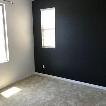 Black on White Accent Walls