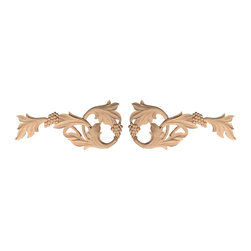 Inviting Home Inc. - Ventura Large Wood Carving, Cherry - Onlays And Appliques