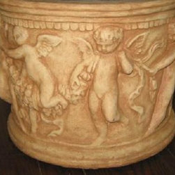 After - Faux Painting Planter Pot Vase - Vases