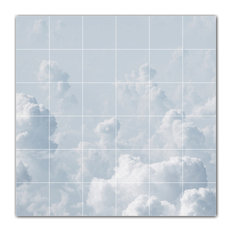 Clouds Ceramic Tile Wall Mural HZ500376-66S. 25.5" x 25.5"