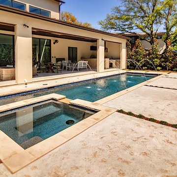 Inground Spa Designs Plano, Dallas, Highland Park