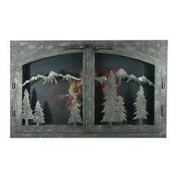 Custom Fireplace Door - Indoor Fireplaces
