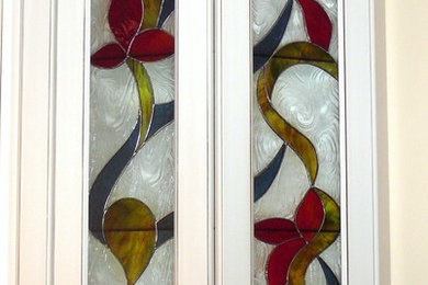 Stained glass for your kitchen cabinet door.