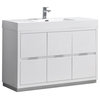 Fresca Valencia 48" Glossy White Free Standing Modern Bathroom  FCB8448WH-I
