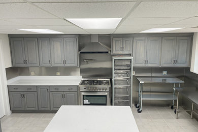 Inspiration for a transitional kitchen remodel in Other