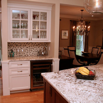 Transitional Center Island Kitchen