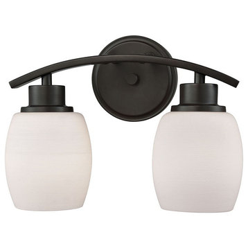 Thomas Lighting Casual Mission 2-Light For The Bath CN170211, Oil Rubbed Bronze