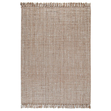 8' x 10' Songbird Natural and Ivory Jute Area Rug