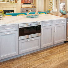 T Hasse stained cabinets
