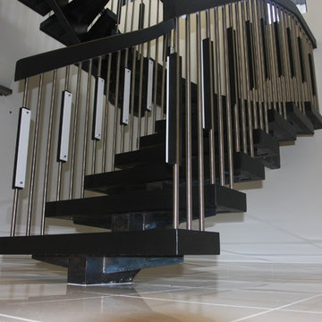 LED Balusters - Raw Metal Stringer