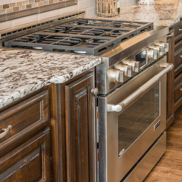 Built-In SS Gas Range - The Overlook - Cascade Craftsman on Prune Hill