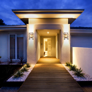 Varaluz Fascination Wall Sconces Installed in Entryway
