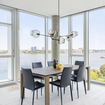 pied-à-terre with hudson river views west village, nyc