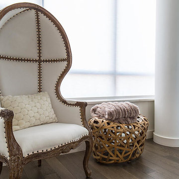 An Elegant Retreat. Contemporary Eclectic W/ Feminine Undertones.
