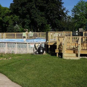 Deck Surround for Oval Pool