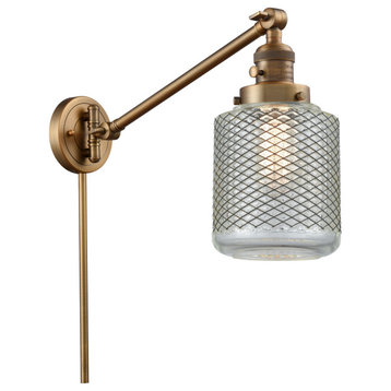 Innovations Lighting 237-BB-G262 Modern Franklin Restoration Lamp Brushed Brass