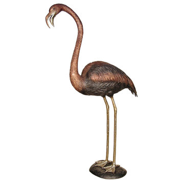 Flamingo Bronze Sculpture