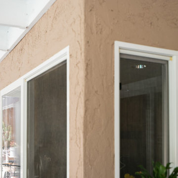Close Up of Tierrasanta Side Exterior Patio Cover