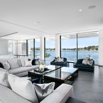 Living room at Connells Point Residence