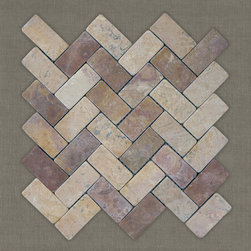 IKAN - Canyon | 12" x 12" | Marble Mosaic - Mosaic Tile