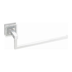 secret bath - Secret Bath Alexa Large Towel Ring Silver Swarovski Crystals - Towel Rings