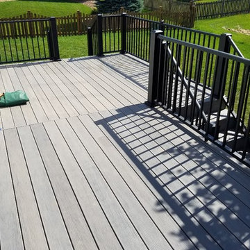 Timbertech Deck with 2 Outdoor Living Areas