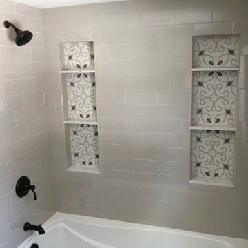 Second floor renovation to a bedroom and full bathroom