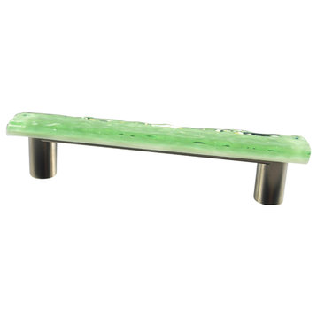 Green Mist Handmade Glass, Long Pull