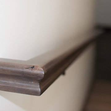 Knotty Alder Custom Handrail
