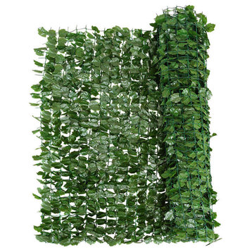 Costway 40''x95'' Faux Ivy Leaf Decorative Privacy Fence Screen Artificial
