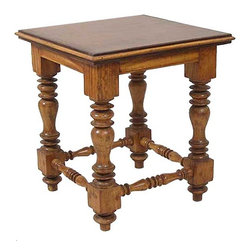 Anglo Indian Satinwood and Rosewood Stool - Side Tables And End Tables