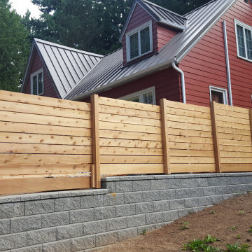 Sideyard fence adjacent to neighbors