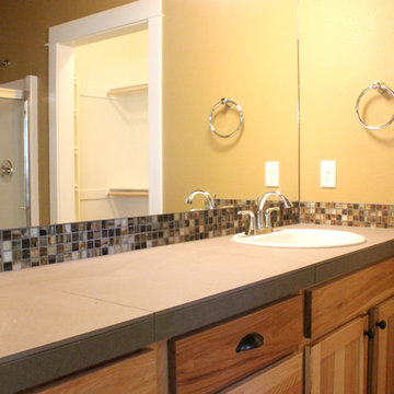 Dual sink vanity, Bend, Oregon