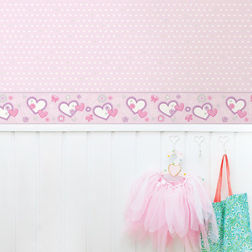 Heart Felt Doodle Lilac Border