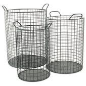 Tripar Industrial Metal Bin Organizer/Display Grey