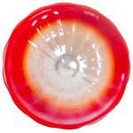Dale Tiffany - Dale Tiffany AW17091-D9 Titan - 9 Inch Hand Blown Art Glass Wall Dec - Our Titan Series transforms luxurious hand blown FTitan 9 Inch Hand Bl Red/Orange/Amber *UL Approved: YES Energy Star Qualified: n/a ADA Certified: n/a  *Number of Lights:   *Bulb Included:No *Bulb Type:No *Finish Type:Red/Orange/Amber