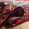 Safavieh Vintage Hamadan Vth211Q Traditional Rug, Red and Light Blue, 2'3"x14'0"