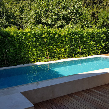 NIVEKO Polystone Fertigbecken Modell Advance 8,0 x 2,8 x 1,5 m in grau