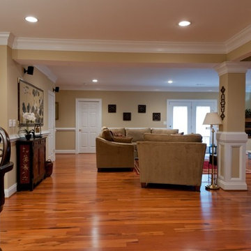 A Home in the Basement Adds Space for Family in Ashburn, Virginia