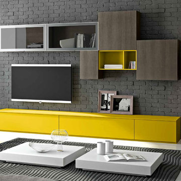 Modern Wall Unit 3D A by Artigian Mobili - $5,059.00