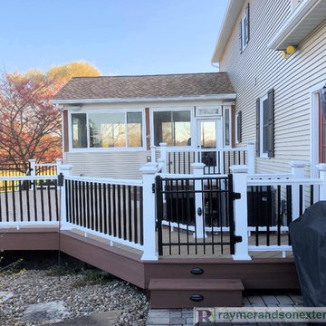 Azek Vinyl Deck with LED Lighting