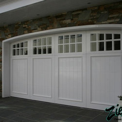 Traditional Wood Garage Doors - Arch / 8 lite windows / Bead panel - Garage Doors And Openers