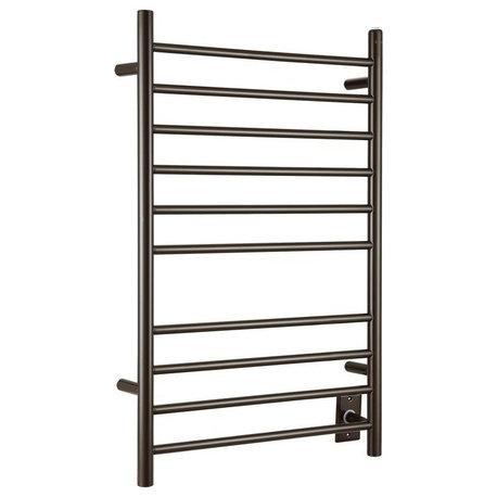 Novara Dual 10-Bar Wall Mount Towel Warmer, Oil Rubbed Bronze