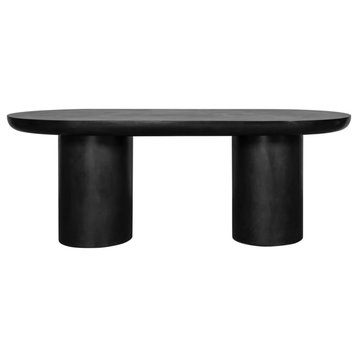 Moe's Home Rocca Dining Table With Black Finish ZT-1033-02