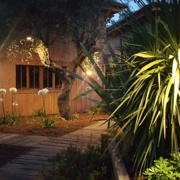 Jardin privé au Cap Ferret