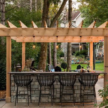 Outdoor Kitchen and firepit