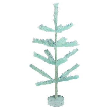 24" Pastel Green Sisal Pine Artificial Easter Tree