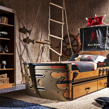 Pirate ship bedroom