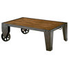 Hammary Home Americana Industrial Cart Cocktail Table